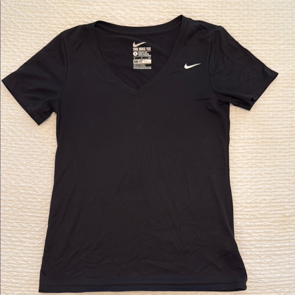 Nike Black Fitted Short Sleeve T-Shirt